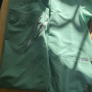 Figs Jade Casma and Livingston pants